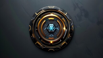 Badge logo , vector style logo concept 