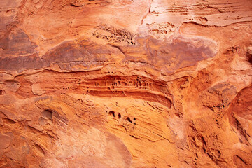 Intricate Sandstone Texture in Fiery Furnace, Utah