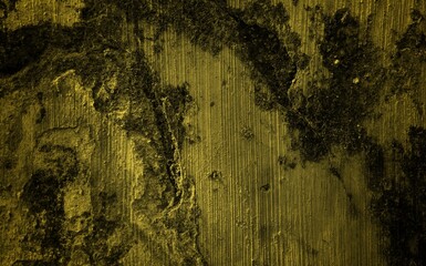 Bright Yellow Concrete Wall Background, Yellow halftone spotted background, Abstract yellow watercolor background texture