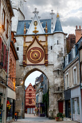 Auxerre clock tower (Tour de l’Horloge d’Auxerre) Auxerre, Yonne, Burgundy, France, Europe