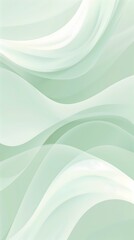 Naklejka premium A gradient background with abstract lines, light green color. Wallpaper or design element