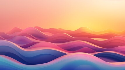 Fototapeta premium Abstract Background with Vibrant Waves and Lines. Modern Design Projects, Creative Marketing Materials, and Dynamic Visual Presentations. Website Banners. Desktop Wallpapers.
