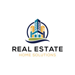 Fototapeta premium Building real estate logo design