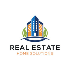 Fototapeta premium Building real estate logo design