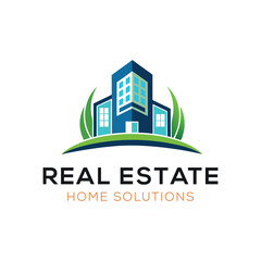 Fototapeta premium Building real estate logo design