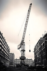 photo of massive construction crane construction crane photo,  massive crane