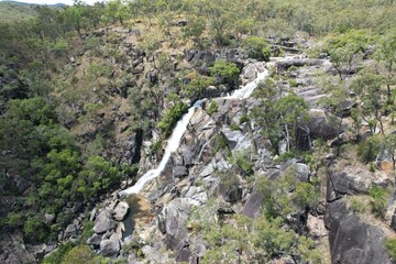 Aerial photo of Davis Ck Falls  Queensland Australia