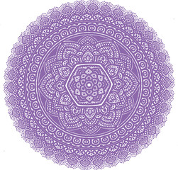 Signs and symbols. Circle pattern lotus or flower mandala art design. beauty, fashion, geometry, colorful, vintage, tradition, classic, dco, cycle.