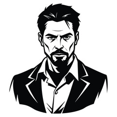 Business Man Avatar Vector Icon