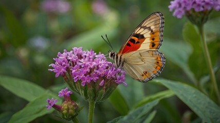 Butterfly on the Flower 