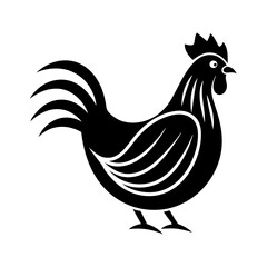 hen and chicken Vector
