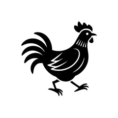 hen and chicken Vector