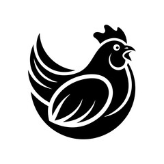 hen and chicken Vector