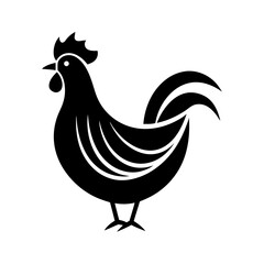 hen and chicken Vector