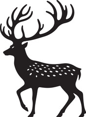 Deer silhouette icon, vector illustration design. Deer Silhouette Vector Illustration. Deer icon vector. 
