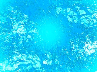 水中から　見上げた空　イメージ