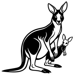 Kangaroo Vector
