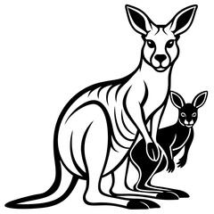 Kangaroo Vector