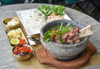 A bowl of Vietnamese Phở