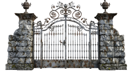 Gate transparent background