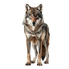 Obraz premium Wolf, isolated, transparent background, white background, no background