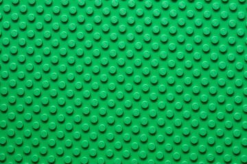 Obraz premium Green Lego plate for design purpose