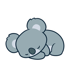 Adorable cute Koala cartoon celebrates perfect for merchandise purposes