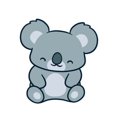 Adorable cute Koala cartoon celebrates perfect for merchandise purposes