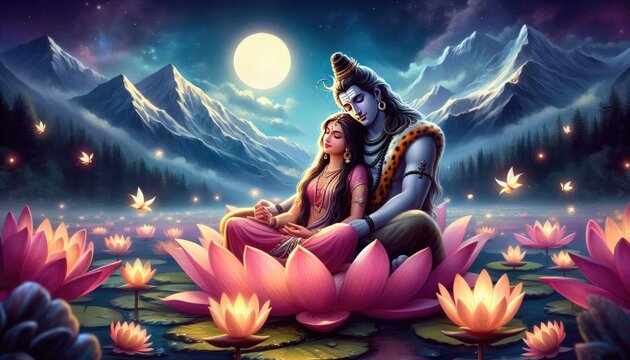 Shiva and Parvati