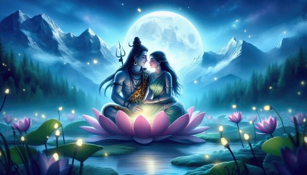 Shiva and Parvati