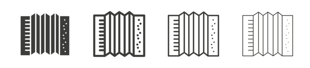 Accordion vector icon