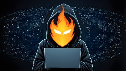 Good protection from hacker attack, cybersecurity concept, data protection or firewall, Hack.