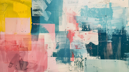 Abstract oil painting pastel color background
