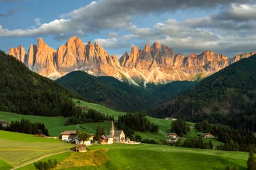 Gordijnen Famous Dolomites mountains, Italy © Frédéric Prochasson