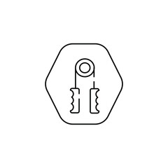 hand grip vector type icon