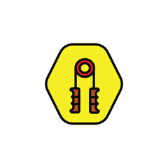 hand grip vector type icon