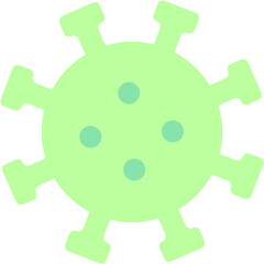 Vector Icon Virus, Coronavirus, Infection, Disease, Covid 19, Bacteria