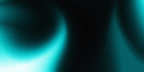 Abstract Noisy Dark Cyan Colored Grainy Gradient Background Blurry Noise Trendy Grain Backgrounds