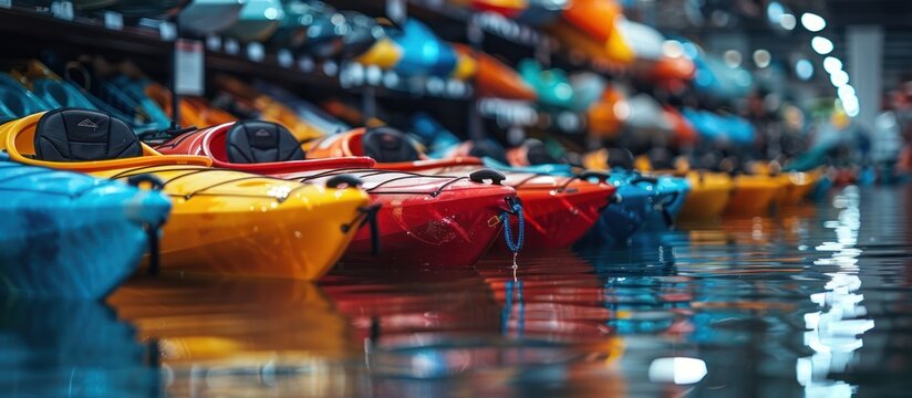 Colorful Kayaks Await Their Next Adventure
