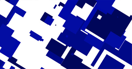 a blue background with squares on it