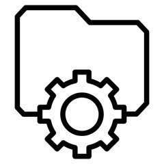 folder setting icon , manager icon