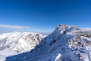 厳冬期の那須岳