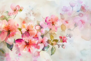 A stunning watercolor creation featuring floral designs, nature-inspired backdrops, greeting cards, postcards, and art prints