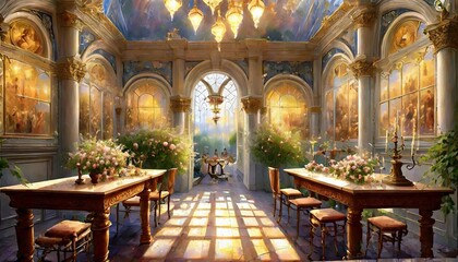 Fototapeta premium interior of a room