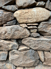Rough stone wall