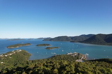 Aerial photo of Shute Harbour Queensland Australia