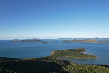 Aerial photo of Shute Harbour Queensland Australia