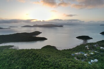 Aerial photo of Shute Harbour Queensland Australia