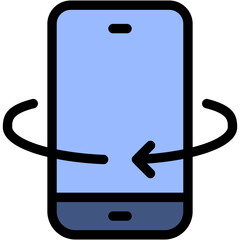 Rotate, Tilt, Electronics, Mobile Phone, Device, Smartphone Icon