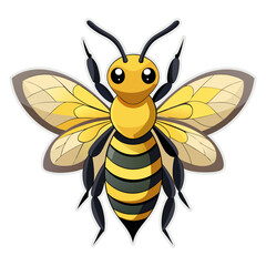 Bee cartoon vector art